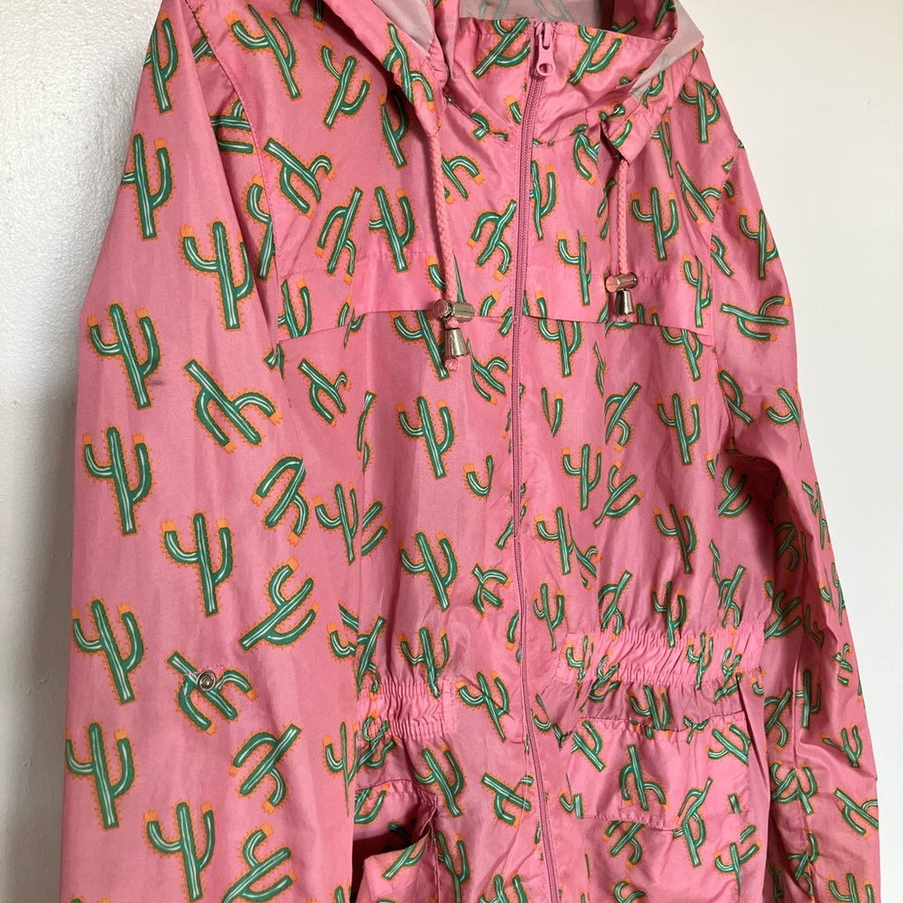ASOS cactus rain jacket - Picture 2 of 4